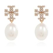 ‘Kira’ Oorbellen Tory Burch , White , Dames