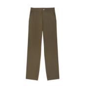 Casual Katoenen Gabardine Regular Fit Broek Maison Kitsuné , Brown , H...