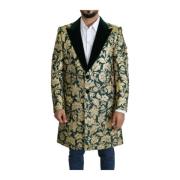 Single-Breasted Coats Dolce & Gabbana , Multicolor , Heren