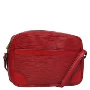 Pre-owned Leather louis-vuitton-bags Louis Vuitton Vintage , Red , Dam...