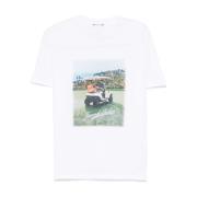 Witte T-shirts en Polos Jacob Cohën , White , Heren