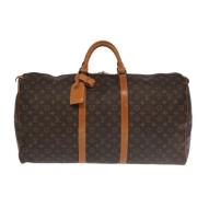 Pre-owned Canvas handbags Louis Vuitton Vintage , Brown , Dames