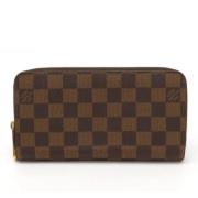 Pre-owned Canvas wallets Louis Vuitton Vintage , Brown , Dames