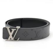 Pre-owned Canvas belts Louis Vuitton Vintage , Black , Heren