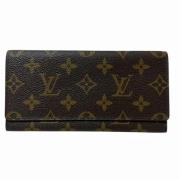 Pre-owned Canvas wallets Louis Vuitton Vintage , Brown , Dames