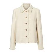 Elegante Morgana Jacket Outerwear in Off White RUE de Femme , White , ...