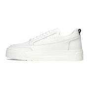 Witte Leren Sneakers met Krokodillenprint Antony Morato , White , Here...