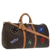 Pre-owned Canvas travel-bags Louis Vuitton Vintage , Brown , Dames