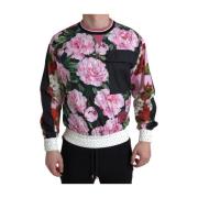 Bloemrijk Extravagant Sweater Dolce & Gabbana , Multicolor , Heren