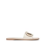 Ivoor Sandalen VLogo Signature Slip-On Stijl Valentino Garavani , Beig...