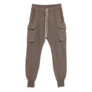 Grijze Cargo Broek Elastische Trekkoord Taille Rick Owens , Gray , Her...