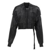 Zwarte Drkshdw Jassen met ritssluiting Rick Owens , Black , Dames