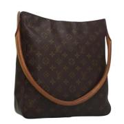 Pre-owned Canvas louis-vuitton-bags Louis Vuitton Vintage , Brown , Da...