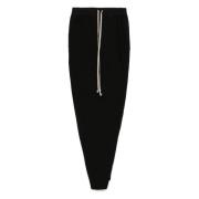 Zwarte katoenen rok met trekkoord taille Rick Owens , Black , Dames