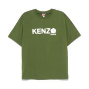 Khaki T-shirt en Polo Combo Kenzo , Green , Heren