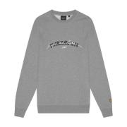 Mid-lagen Opgericht 1874 Grafische Crew Neck Sweatshirt Lyle & Scott ,...