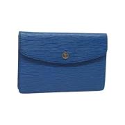 Pre-owned Leather louis-vuitton-bags Louis Vuitton Vintage , Blue , Da...