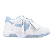 Casual Leren Sneakers Off White , White , Dames