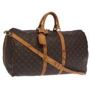 Pre-owned Canvas louis-vuitton-bags Louis Vuitton Vintage , Brown , Da...