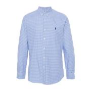 Blauw en wit overhemd Polo Ralph Lauren , Blue , Heren