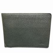 Pre-owned Leather wallets Louis Vuitton Vintage , Black , Heren