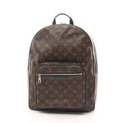 Pre-owned Canvas backpacks Louis Vuitton Vintage , Brown , Dames