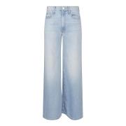 Lichte Denim Jeans Gemaakt in de VS Mother , Blue , Dames