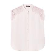 Roze Shirt Set Stijlvol Twinset , Pink , Dames