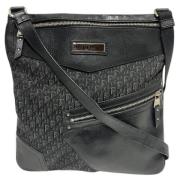 Pre-owned Canvas shoulder-bags Dior Vintage , Black , Dames