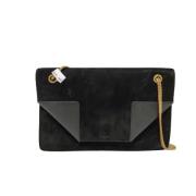 Pre-owned Leather shoulder-bags Yves Saint Laurent Vintage , Black , D...