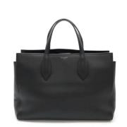 Pre-owned Leather handbags Yves Saint Laurent Vintage , Black , Dames