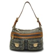 Pre-owned Denim shoulder-bags Louis Vuitton Vintage , Blue , Unisex