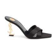 Zwarte Sandalen voor Vrouwen Saint Laurent , Black , Dames