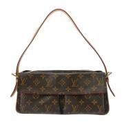 Pre-owned Canvas louis-vuitton-bags Louis Vuitton Vintage , Brown , Da...