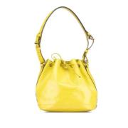 Pre-owned Leather shoulder-bags Louis Vuitton Vintage , Yellow , Dames