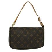 Pre-owned Canvas louis-vuitton-bags Louis Vuitton Vintage , Brown , Da...