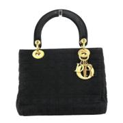 Pre-owned Leather dior-bags Dior Vintage , Black , Dames