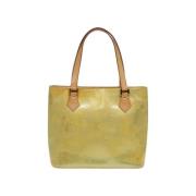 Pre-owned Leather handbags Louis Vuitton Vintage , Yellow , Dames