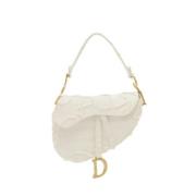 Pre-owned Canvas dior-bags Dior Vintage , White , Dames