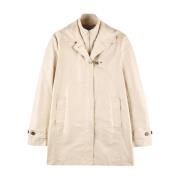 Beige Jas Dames Buitenkleding Fay , Beige , Dames