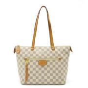 Pre-owned Canvas louis-vuitton-bags Louis Vuitton Vintage , White , Da...