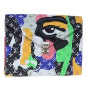 Pre-owned Canvas clutches Louis Vuitton Vintage , Multicolor , Heren