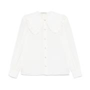 Witte Sweater Collectie Alessandra Rich , White , Dames