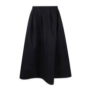 Geplooide Midi Rok Patou , Black , Dames