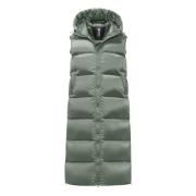 Pola Vest - Dames donsvest van Bright Nylon BomBoogie , Green , Dames