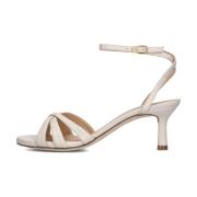 Witte Sandalen Nombu Unisa , White , Dames