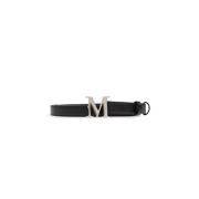 Leren riem Max Mara , Black , Dames