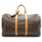 Pre-owned Canvas travel-bags Louis Vuitton Vintage , Brown , Dames