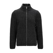 Hoge hals Rits Trui Colmar , Black , Dames