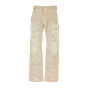 Wijde Pijp Sand Denim Jeans 1017 Alyx 9SM , Beige , Dames